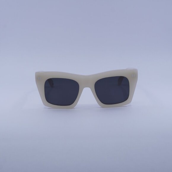 Off-White OERI13Y SELMA 6107 Sunglasses Beige Square Frame, Dark Grey Lenses main image 10